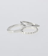 XOLO JEWELRY "Triple With Cushion Ring"