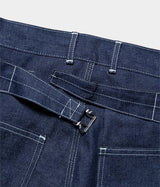 A.PRESSE "Military Denim Trousers"