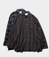 SSSTEIN "OVERSIZED DOWN PAT SHIRT"
