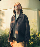 A.PRESSE "Covert Cloth Sports Jacket"