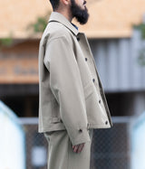 A.PRESSE "Covert Cloth Sports Jacket"