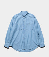 A.PRESSE "Washed Chambray Shirt"