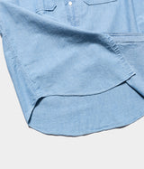 A.PRESSE "Washed Chambray Shirt"