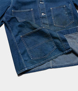 A.PRESSE "Denim Coverall Jacket"