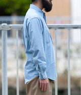 A.PRESSE "Washed Chambray Shirt"