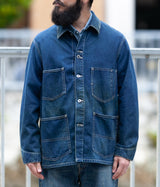 A.PRESSE "Denim Coverall Jacket"