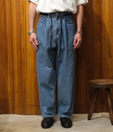 SSSTEIN "VINTAGE REPRODUCTION WIDE TUCK DENIM"