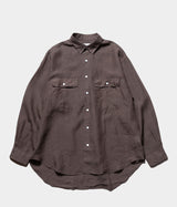 HERILL  "Rummy-linen Reguler collar Shirt"