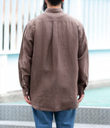HERILL  "Rummy-linen Reguler collar Shirt"