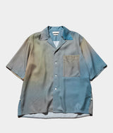 YOKE "PRINTED OPEN COLLAR SHIRT"