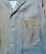 YOKE "PRINTED OPEN COLLAR SHIRT"