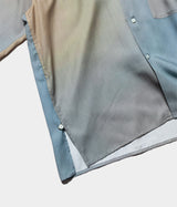 YOKE "PRINTED OPEN COLLAR SHIRT"