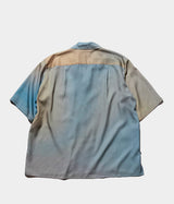 YOKE "PRINTED OPEN COLLAR SHIRT"