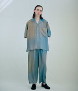 YOKE "PRINTED OPEN COLLAR SHIRT"