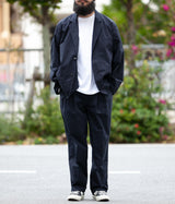 STILL BY HAND "PT02231" 2-tuck mid-thigh tapered pants