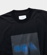 SSSTEIN "PRINT TEE (MERCERISED COTTON) BLUE"