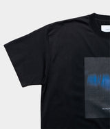 SSSTEIN "PRINT TEE (MERCERISED COTTON) BLUE"