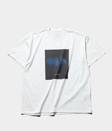 SSSTEIN "PRINT TEE (MERCERISED COTTON) BLUE"