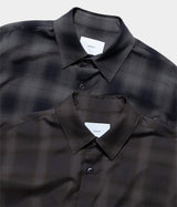 SSSTEIN "OVERSIZED SS SHIRT OMBRE CHECK"