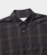 SSSTEIN "OVERSIZED SS SHIRT OMBRE CHECK"