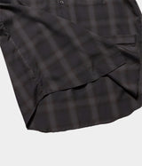 SSSTEIN "OVERSIZED SS SHIRT OMBRE CHECK"