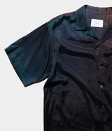 SSSTEIN "OVERSIZED CUPRO OPEN COLLAR SS SHIRT GRADATION"