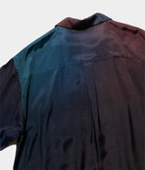 SSSTEIN "OVERSIZED CUPRO OPEN COLLAR SS SHIRT GRADATION"