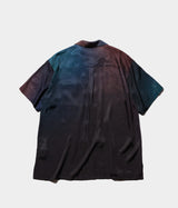 SSSTEIN "OVERSIZED CUPRO OPEN COLLAR SS SHIRT GRADATION"
