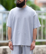 HANDVAERK NAVY "HEAVY WEIGHT JERSEY S/S T-SHIRT"