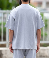 HANDVAERK NAVY "HEAVY WEIGHT JERSEY S/S T-SHIRT"