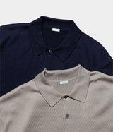 A.PRESSE "Cotton Knit S/S Polo Shirts"