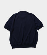 A.PRESSE "Cotton Knit S/S Polo Shirts"