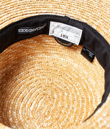 COMESANDGOES "10mm WHEAT BRAID BOATER HAT"