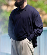 A.PRESSE "Cotton Knit S/S Polo Shirts"