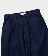 STILL BY HAND "DN02231" wide denim pants