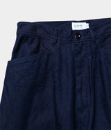 STILL BY HAND "DN02231" wide denim pants