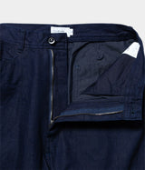 STILL BY HAND "DN02231" wide denim pants