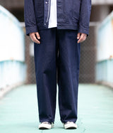 STILL BY HAND "DN02231" wide denim pants