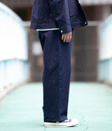 STILL BY HAND "DN02231" wide denim pants