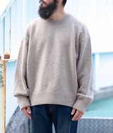 SSSTEIN "EX FINE LAMBS CREW NECK KNIT LS"