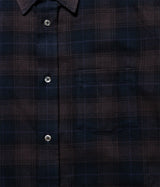 SSSTEIN "OVERSIZED COTTON FLANNEL SHIRT"