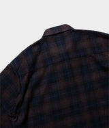 SSSTEIN "OVERSIZED COTTON FLANNEL SHIRT"