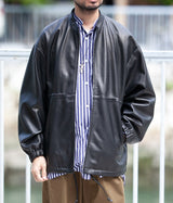 SSSTEIN "LEATHER DREWSTRING JACKET"
