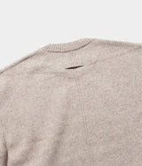 SSSTEIN "EX FINE LAMBS CREW NECK KNIT LS"