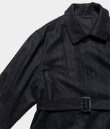 SSSTEIN "INVERTED PLEATS BALMACAAN COAT"