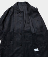 SSSTEIN "INVERTED PLEATS BALMACAAN COAT"