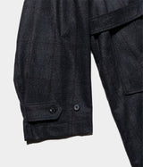 SSSTEIN "INVERTED PLEATS BALMACAAN COAT"