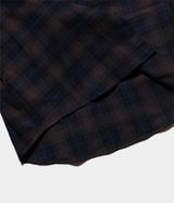 SSSTEIN "OVERSIZED COTTON FLANNEL SHIRT"