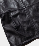 SSSTEIN "LEATHER DREWSTRING JACKET"