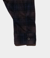 SSSTEIN "OVERSIZED COTTON FLANNEL SHIRT"